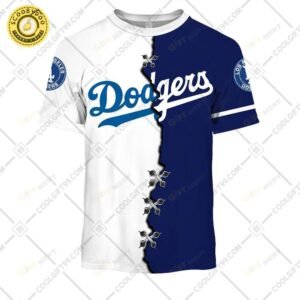 Personalized Mlb Angeles Dodgers Mix Jersey Tshirt