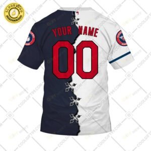 Personalized Mlb Cleveland Guardians Mix Jersey Tshirt