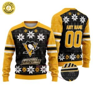 Personalized NHL Pittsburgh Penguins Special Ugly Sweater For Christmas
