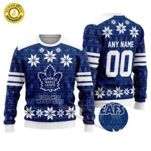 Personalized NHL Toronto Maple Leafs Special Ugly Sweater For Christmas