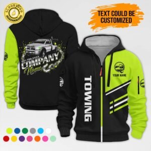 Personalized Name SUNSHINE Tow Truck Zip 3D