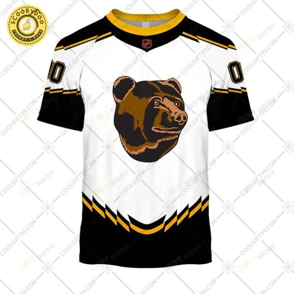 Personalized Nhl Boston Bruins Reverse Retro Style Tshirt