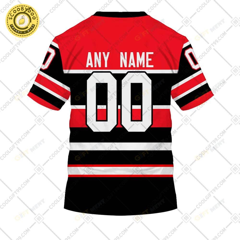 Personalized Nhl Chicago Blackhawks Reverse Retro Style Tshirt Personalized Nhl Chicago Blackhawks Reverse Retro Style Tshirt