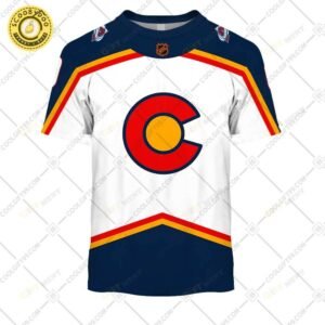 Personalized Nhl Colorado Avalanche Reverse Retro Style Tshirt