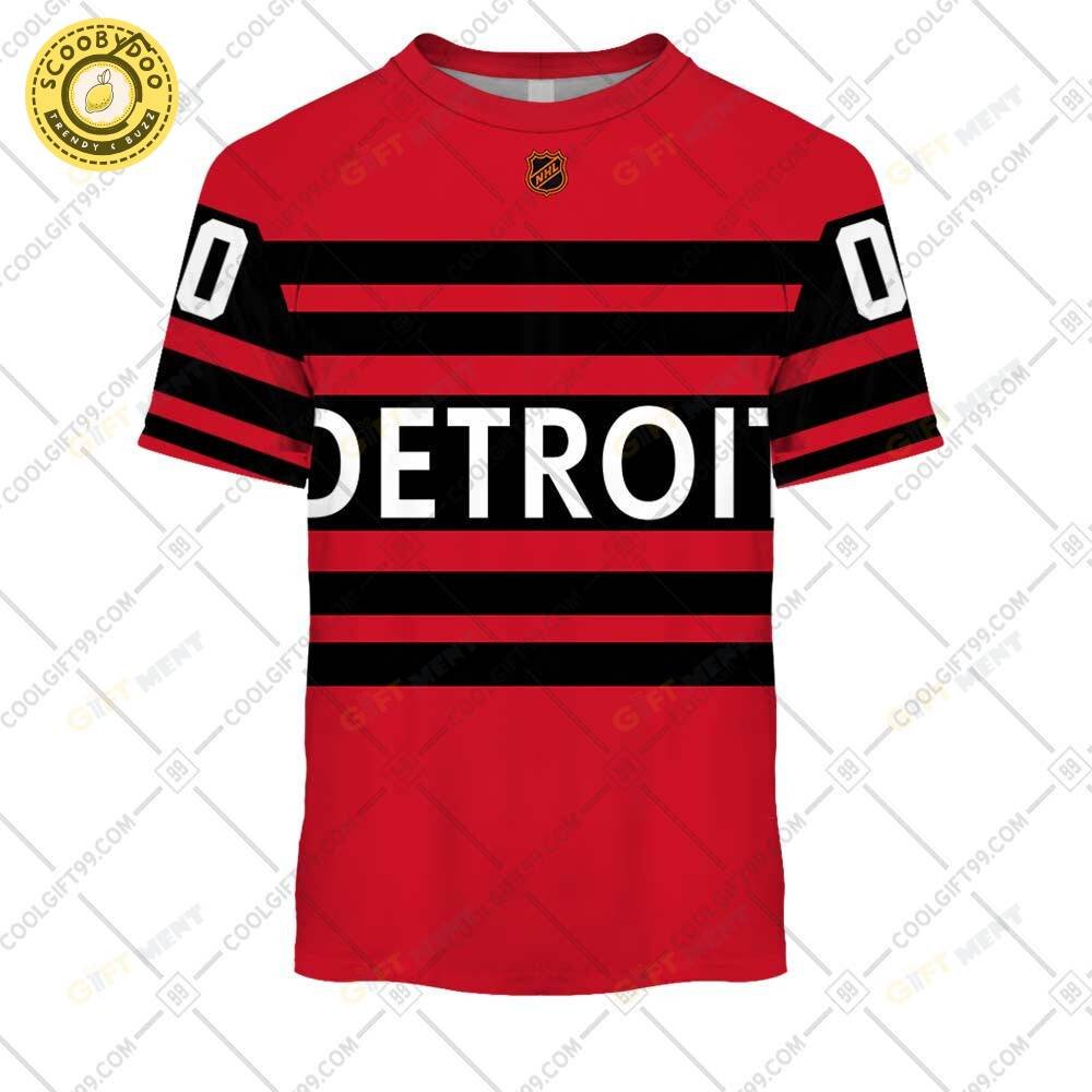 Personalized Nhl Detroit Red Wings Reverse Retro Style Tshirt Personalized Nhl Detroit Red Wings Reverse Retro Style Tshirt