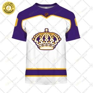 Personalized Nhl Los Angeles Kings Reverse Retro Style Tshirt