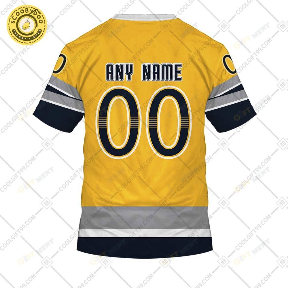 Personalized Nhl Nashville Predators Reverse Retro Style Personalized Nhl Nashville Predators Reverse Retro Style