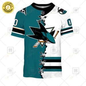 Personalized Nhl San Jose Sharks Mix Jersey
