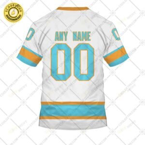 Personalized Nhl San Jose Sharks Reverse Retro Style Tshirt