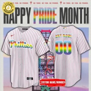 Philadelphia Phillies Pride Custom Jesey