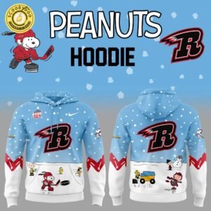 Rapid City Rush Peanuts & Snoopy Nike Hoodie V2