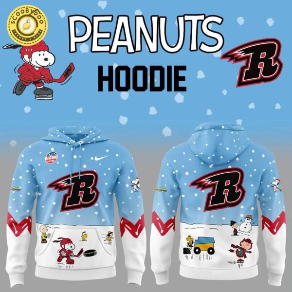 Rapid City Rush Peanuts & Snoopy Nike Hoodie V2