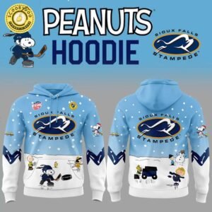 Sioux Falls Stampede Peanuts & Snoopy Night Hoodie V2