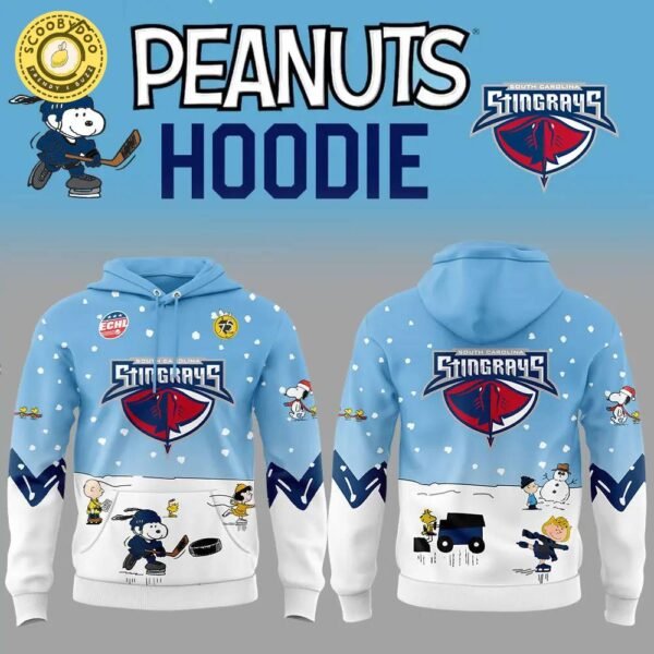 South Carolina Stingrays Peanuts Night Specialty Hoodie