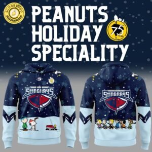 South Carolina Stingrays Peanuts Night Specialty Hoodie