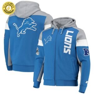 Special EditionDetroit Lions L Football team zip Hoodie On Sale