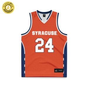 Syracuse Men’S Basketball Noah Lobdell Orange Basketball Jersey Best Gift For Fan 2024