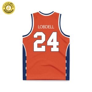 Syracuse Men’S Basketball Noah Lobdell Orange Basketball Jersey Best Gift For Fan 2024