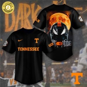 Tennessee Volunteers Football Dark Mode Baseball Jersey – NCAA Custom Apparel