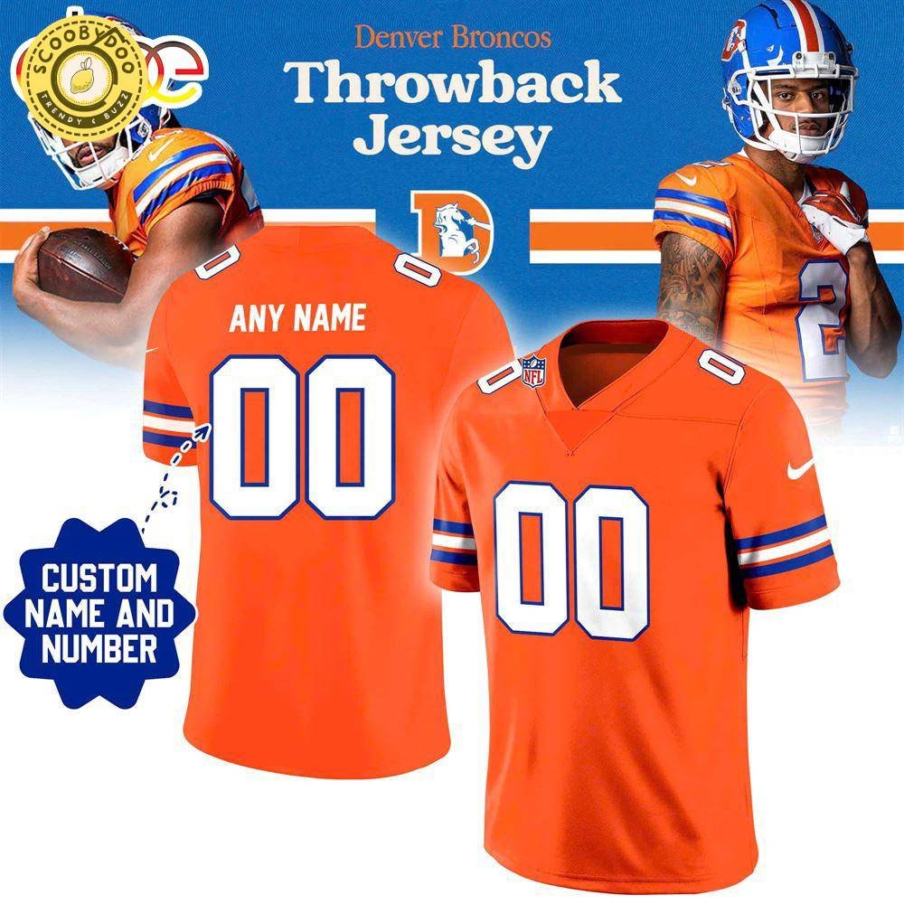 Throwback 1977 Orange Denver Broncos Mile High Collection Special Limited Jersey Throwback 1977 Orange Denver Broncos Mile High Collection Special Limited Jersey