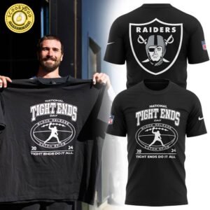 Unisex Nike Black Las Vegas Raiders 2024 National Tight Ends Day T-Shirt – NFL Gear