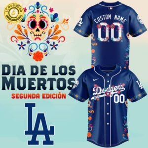 Unisex Nike Los Angeles Dodgers 2024 MLB Dia De Los Muertos Premium Limited Jersey (Custom) | Personalized MLB Dia De Los Muertos Jersey