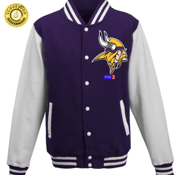 Veste Foot Us- Minnesota Vikings Nfl Baseball Jacket Unisex