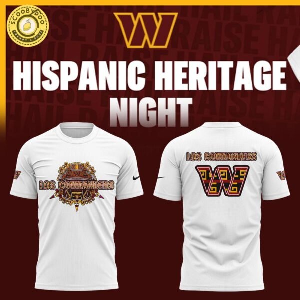 Washington Commanders Limited Edition Hispanic Heritage 2024 T-shirt – NFL Fan Gear