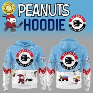 Waterloo Black Hawks Peanuts & Snoopy Nike Hoodie