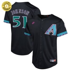 Youth Arizona Diamondbacks Randy Johnson Nike Black Cooperstown Collection Limited Player Jersey