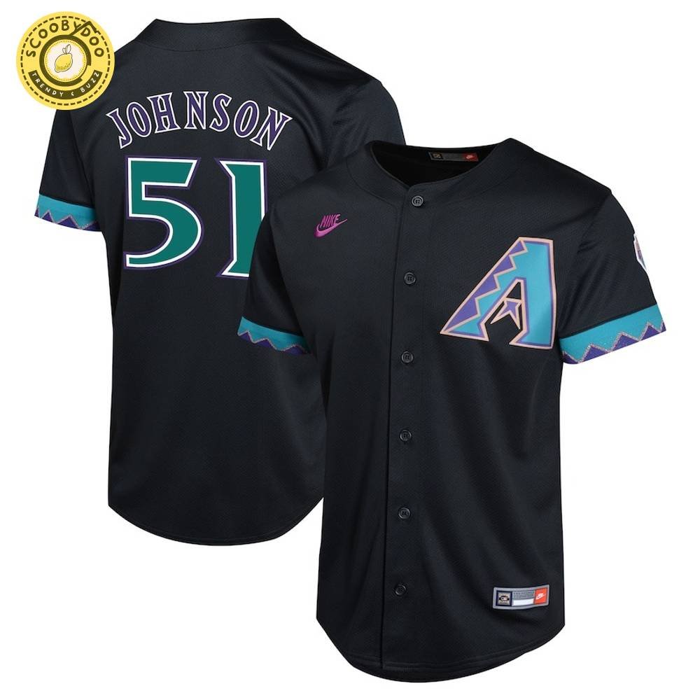 Youth Arizona Diamondbacks Randy Johnson Nike Black Cooperstown Collection Limited Player Jersey Youth Arizona Diamondbacks Randy Johnson Nike Black Cooperstown Collection Limited Player Jersey