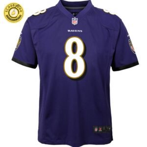 Youth Lamar Jackson Baltimore Ravens Nfl Nike Game Team Jersey