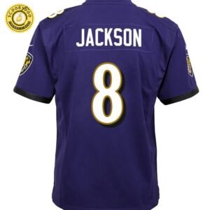 Youth Lamar Jackson Baltimore Ravens Nfl Nike Game Team Jersey