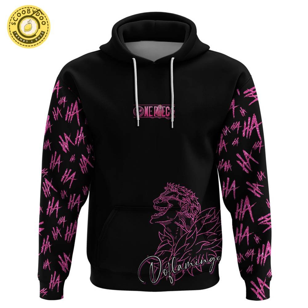 Anime Donquixote Doflamingo Hoodie One Piece Anime Donquixote Doflamingo Hoodie One Piece