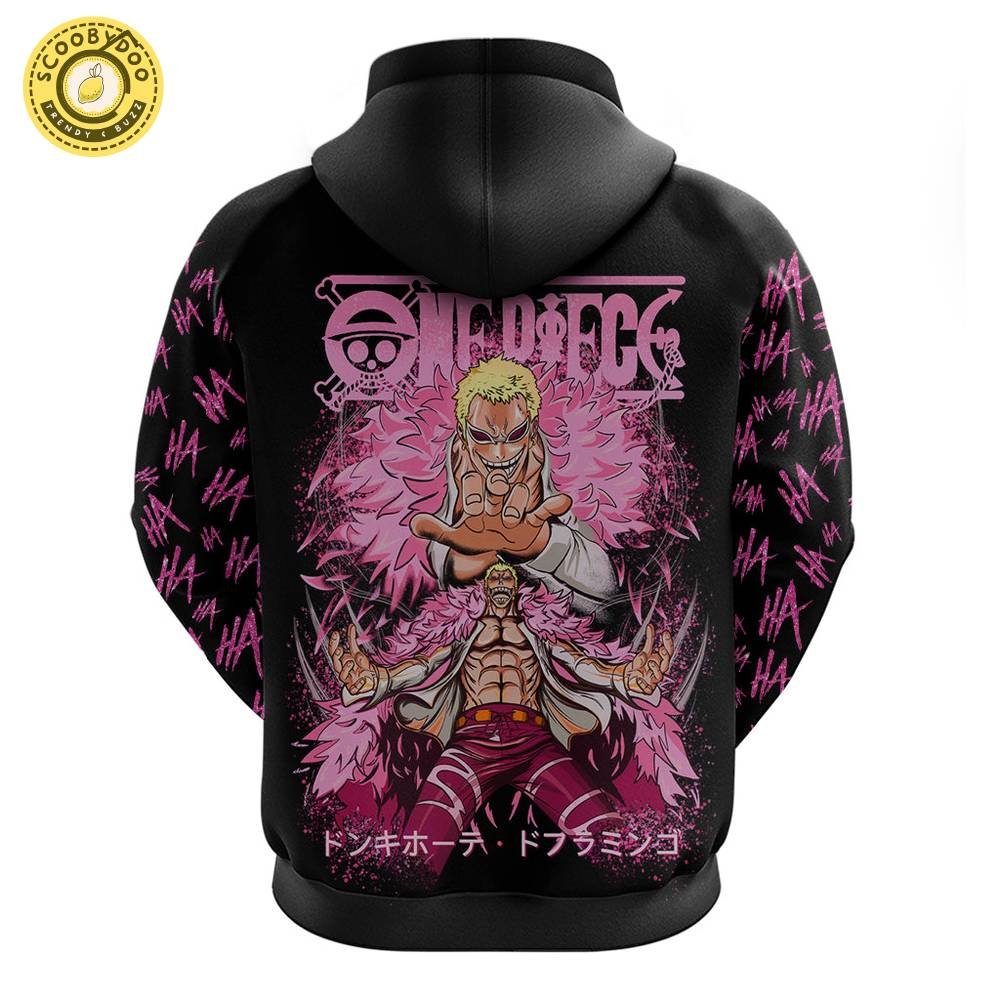 Anime Donquixote Doflamingo Hoodie One Piece Anime Donquixote Doflamingo Hoodie One Piece