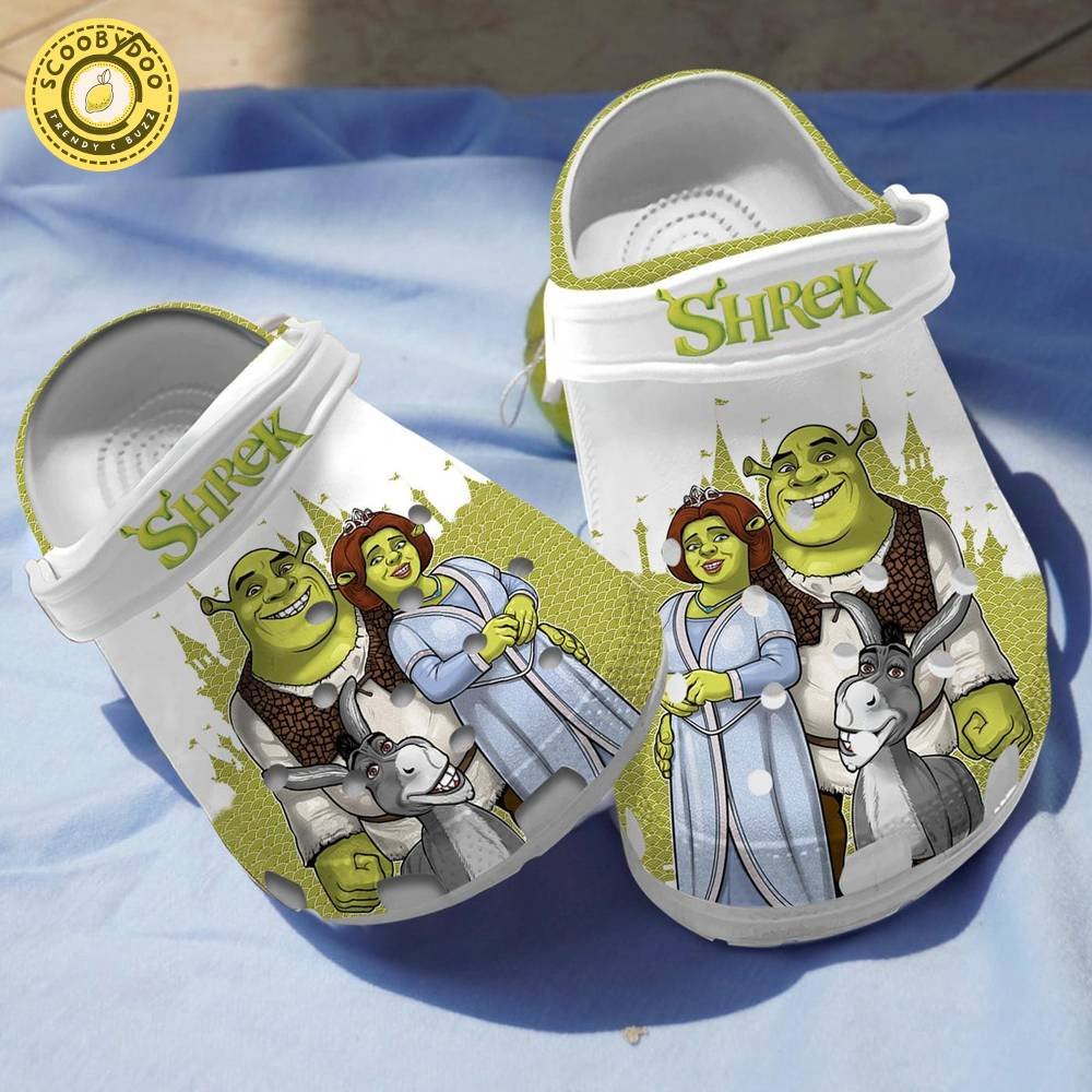 Footwearmerch Shrek Farmily Cartoon Crocs Crocband Clogs Shoes Comfortable For Men Women and Kids Footwearmerch Shrek Farmily Cartoon Crocs Crocband Clogs Shoes Comfortable For Men Women and Kids