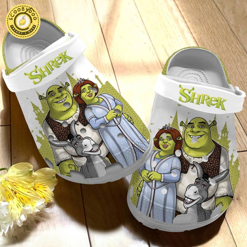 Footwearmerch Shrek Farmily Cartoon Crocs Crocband Clogs Shoes Comfortable For Men Women and Kids Footwearmerch Shrek Farmily Cartoon Crocs Crocband Clogs Shoes Comfortable For Men Women and Kids