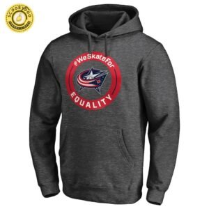 Men’s Columbus Blue Jackets #WeSkateFor Hoodie – Heather Gray