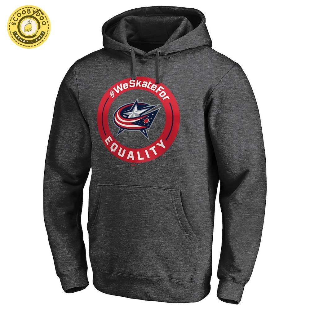 Men’s Columbus Blue Jackets #WeSkateFor Hoodie - Heather Gray Men’s Columbus Blue Jackets #WeSkateFor Hoodie - Heather Gray