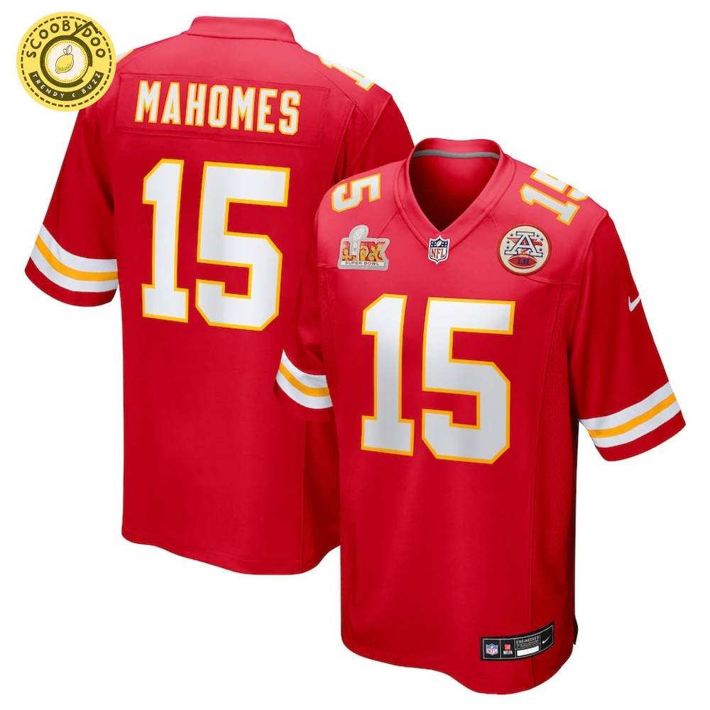 Men's Nike Kansas City Chiefs Patrick Mahomes Super Bowl LIX Red Game Jersey Men's Nike Kansas City Chiefs Patrick Mahomes Super Bowl LIX Red Game Jersey
