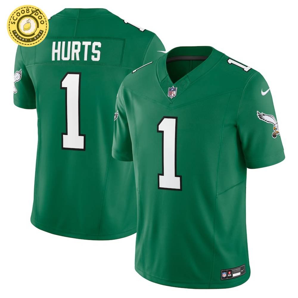 Men's Nike Philadelphia Eagles Jalen Hurts Kelly Green Vapor F.U.S.E. Limited Jersey Men's Nike Philadelphia Eagles Jalen Hurts Kelly Green Vapor F.U.S.E. Limited Jersey