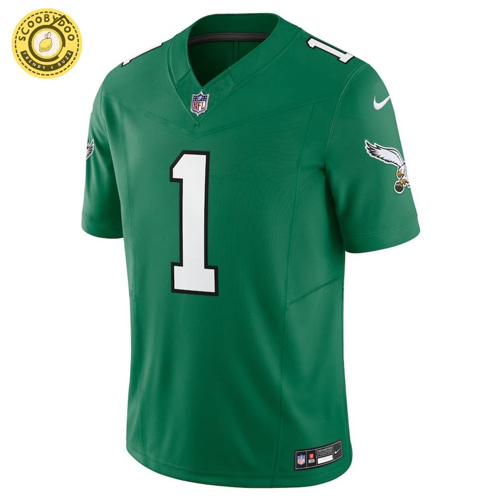 Men's Nike Philadelphia Eagles Jalen Hurts Kelly Green Vapor F.U.S.E. Limited Jersey Men's Nike Philadelphia Eagles Jalen Hurts Kelly Green Vapor F.U.S.E. Limited Jersey