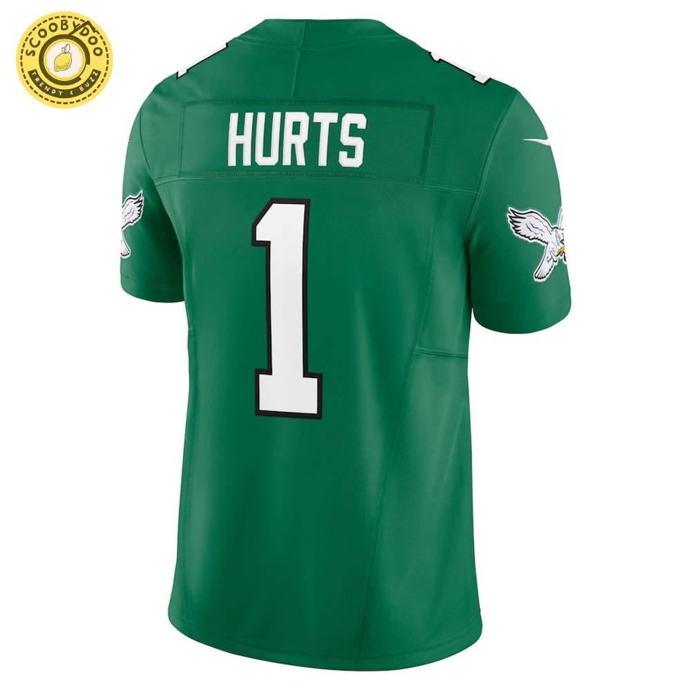 Men's Nike Philadelphia Eagles Jalen Hurts Kelly Green Vapor F.U.S.E. Limited Jersey Men's Nike Philadelphia Eagles Jalen Hurts Kelly Green Vapor F.U.S.E. Limited Jersey
