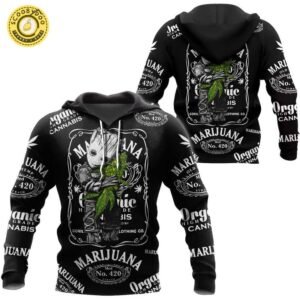420 Art JD Name Symbol and Groot Clothes 3D Hoodie Limited Edition