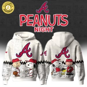 Atlanta Braves MLB x 75th Anniversary of Peanuts Limited Edition Hoodie 2025