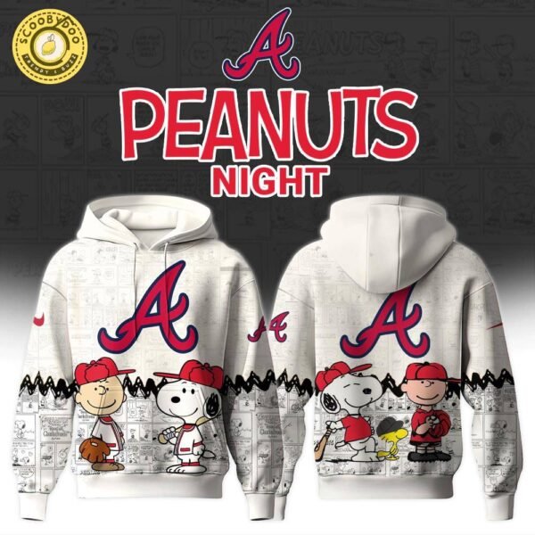 Atlanta Braves MLB x 75th Anniversary of Peanuts Limited Edition Hoodie 2025