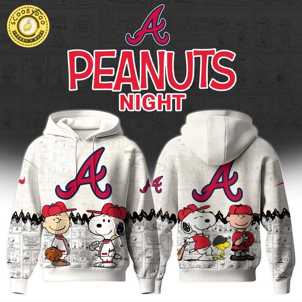 Atlanta Braves MLB x 75th Anniversary of Peanuts Limited Edition Hoodie 2025 Atlanta Braves MLB x 75th Anniversary of Peanuts Limited Edition Hoodie 2025