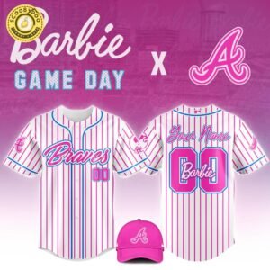 Atlanta Braves MLB x Barbie Night Game Limited Edition Jersey 2025