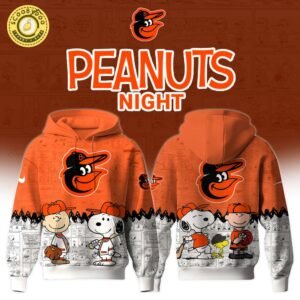 Baltimore Orioles MLB x 75th Anniversary of Peanuts Limited Edition Hoodie 2025