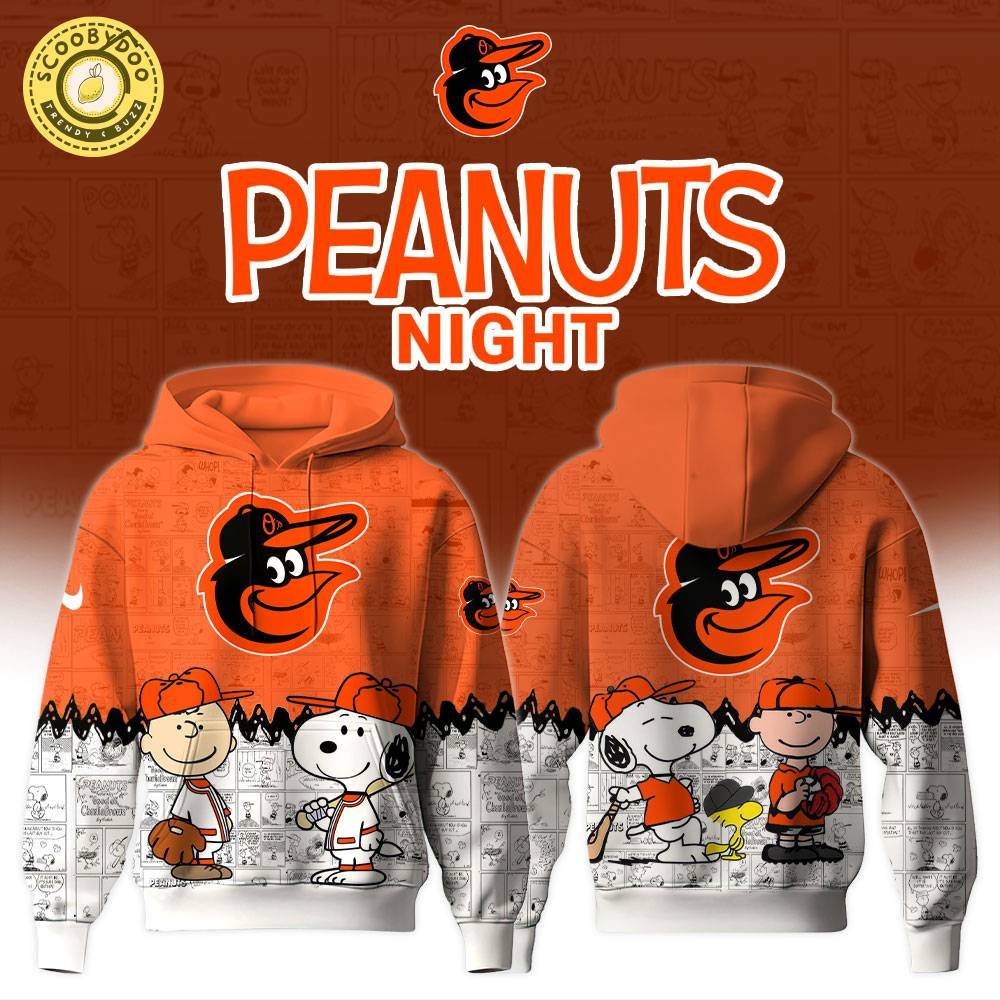 Baltimore Orioles MLB x 75th Anniversary of Peanuts Limited Edition Hoodie 2025 Baltimore Orioles MLB x 75th Anniversary of Peanuts Limited Edition Hoodie 2025